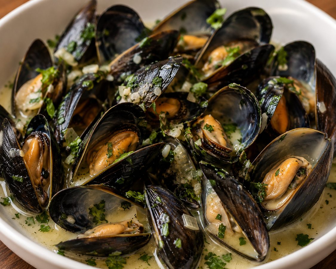 Mussels.