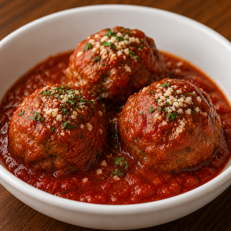 Delicious Meatballs Made Fresh