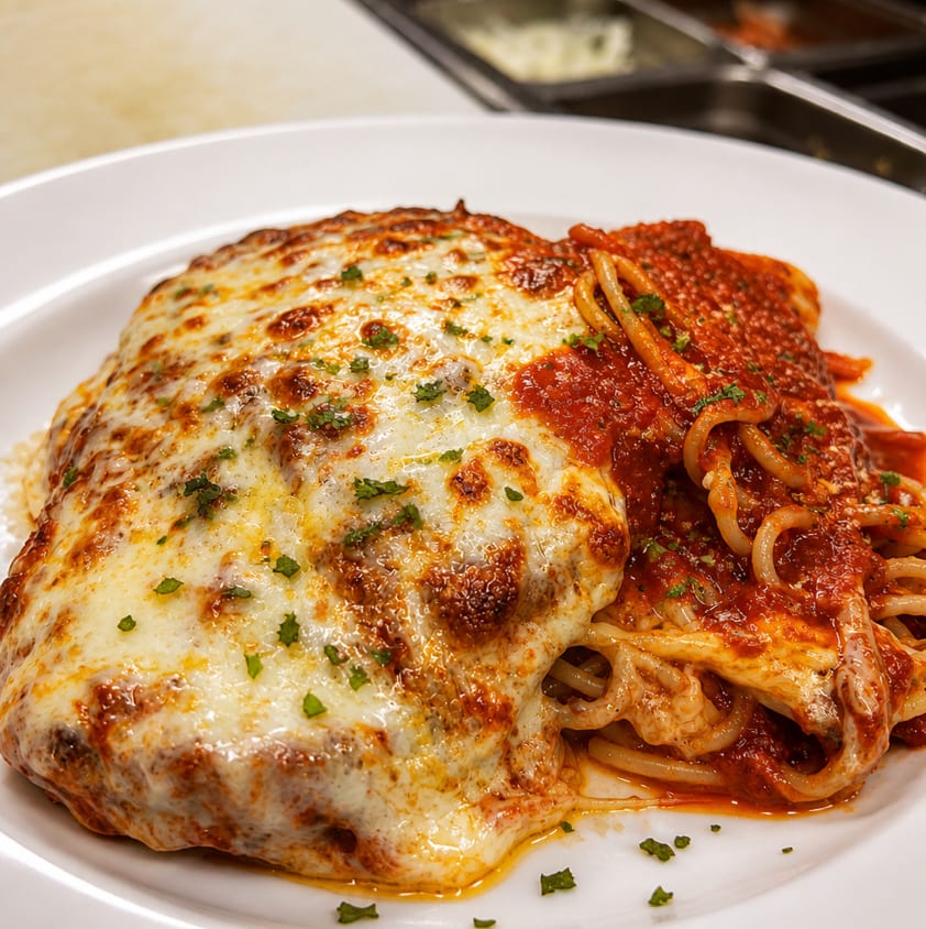Chicken Parmigiana.