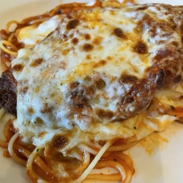 Veal Parmigiana.