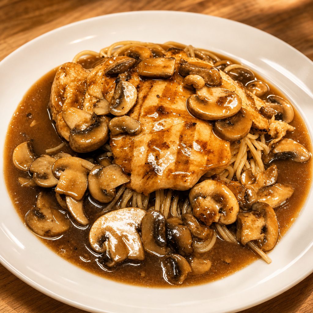 Chicken Marsala.