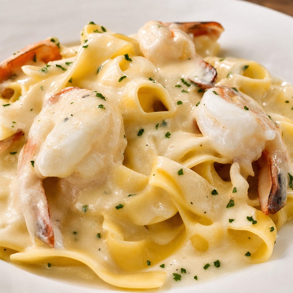 Fettuccine Alfredo.