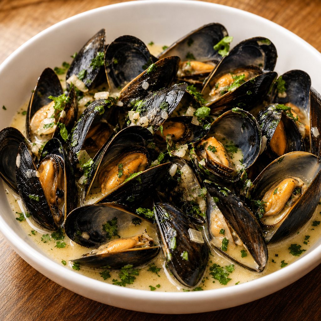 Mussels.
