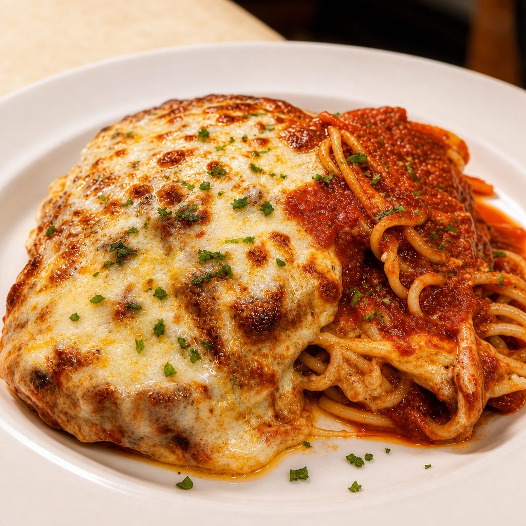 Chicken Parmigiana.