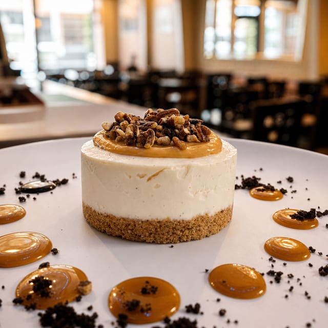 Caramel Cheesecake.