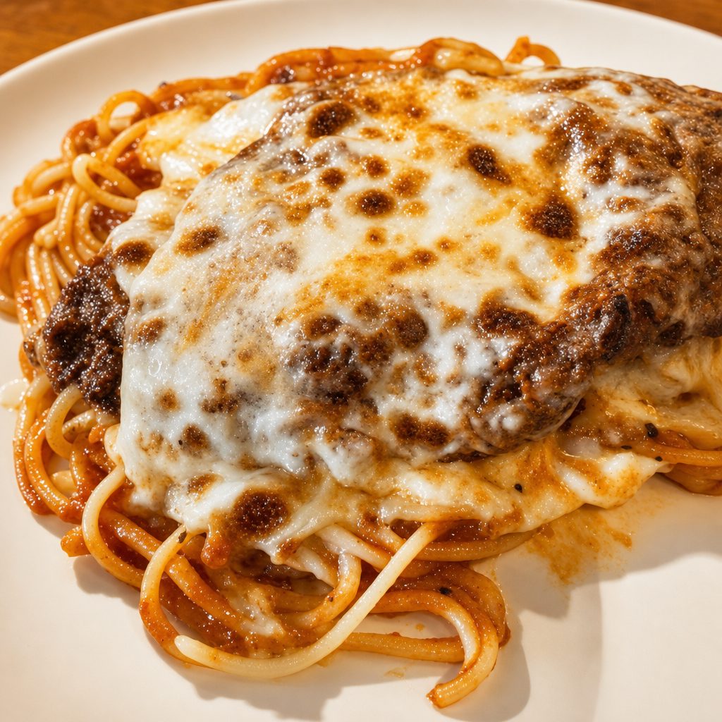 Veal Parmigiana.
